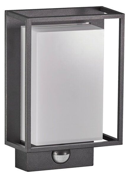 NORDLUX venkovní nástěnné svítidlo se senzorem Nestor sensor 8W LED černá 49051503