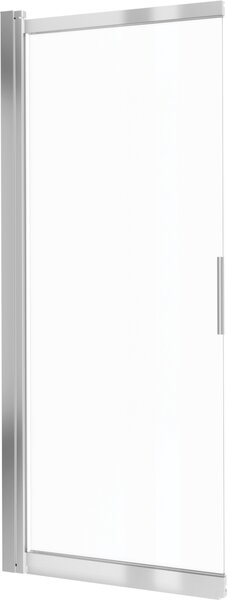 Deante Prizma vanová zástěna 98.1 cm dvoudílný chrom lesk/čiré sklo KTJ_073R