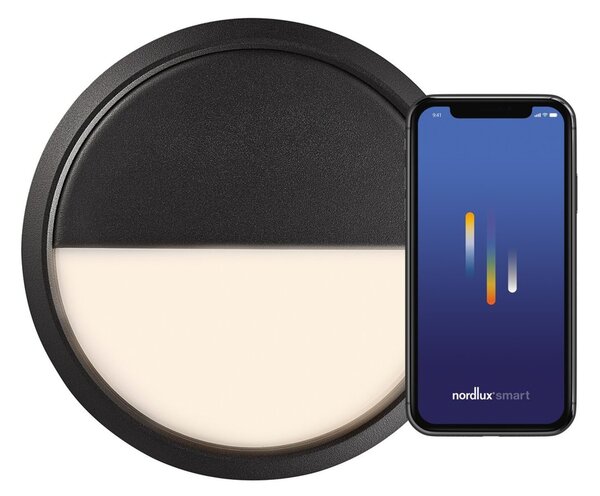 NORDLUX venkovní stropní svítidlo Ava 9,5W LED černá opál 2019016003