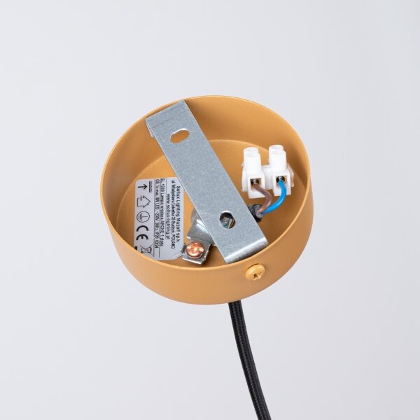 Sollux SL.1339 - Lustr na lanku ARCHE 1xG9/8W/230V zlatá