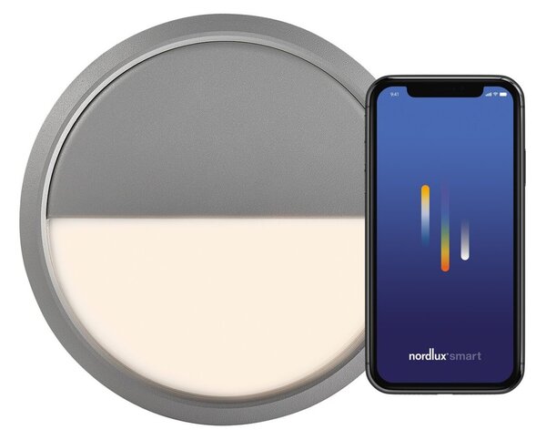 NORDLUX venkovní stropní svítidlo Ava 9,5W LED šedá opál 2019016010
