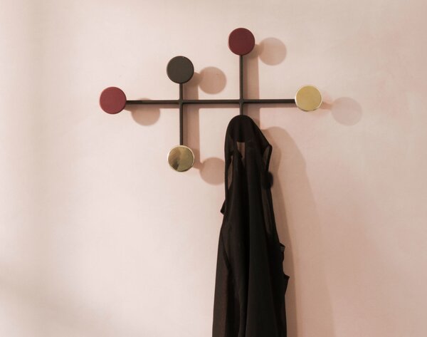 Audo Copenhagen Věšák Afteroom, black / brass