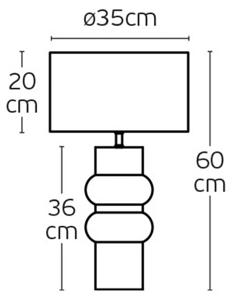VK Light Otto E27 stolní svítidlo