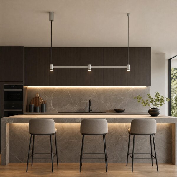 VK Light Iris LED závěsné svítidlo ZlatáDolů