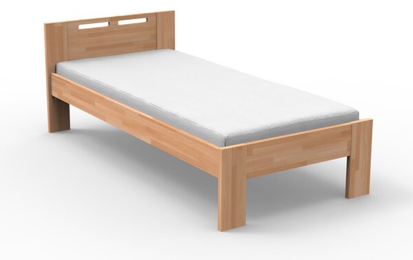 Jednolůžková postel 90 cm Neoma (masiv buk). 731971