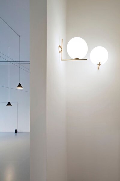 Flos F3179059 IC Lights C/W2, designové svítidlo, 1x205W E27, mosaz, Ø 30cm