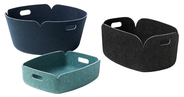 Muuto Koš Restore Tray, midnight blue