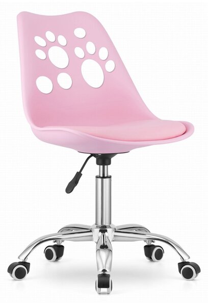 SUPPLIES PRINT otočná kancelářská židle - růžová barva