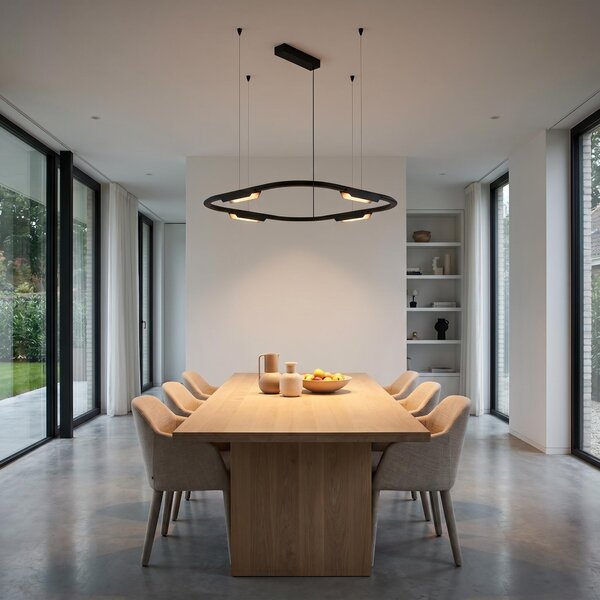 VK Light Core LED závěsné svítidlo Černá1130 mm