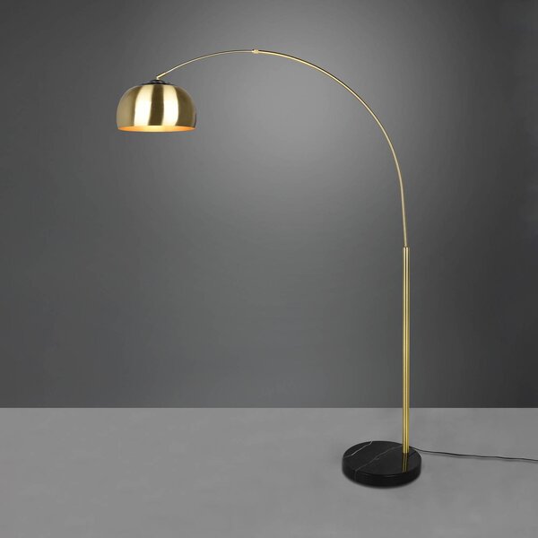 Trio Lighting Stojanová lampa Argentina, mosaz, Mosaz / zlato, Obývací pokoj / jídelna, kov