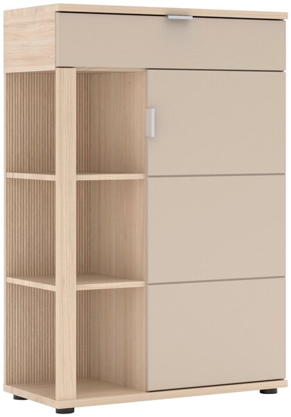 BOTNÍK, kašmírová, barvy dubu, 80/119/38 cm Stylife - Botníky