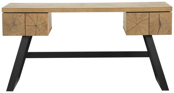 PSACÍ STŮL, černá, barvy dubu, 150/60/76 cm Venda - Kancelářské stoly