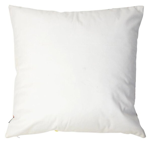 Bílý polštář s papouškem a květy Fleury Bird - 45*10*45cm - Mars & More