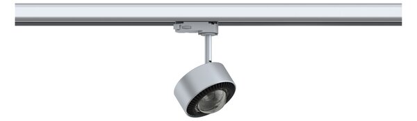 Paulmann 91391 ProRail3 Aldan, stříbrný reflektor, 8,5W LED 4000K stmívatelný, průměr 9,8cm