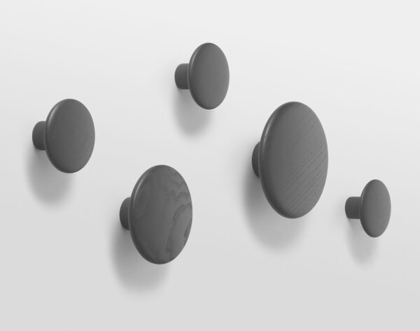 Muuto Sada věšáků The Dots, black