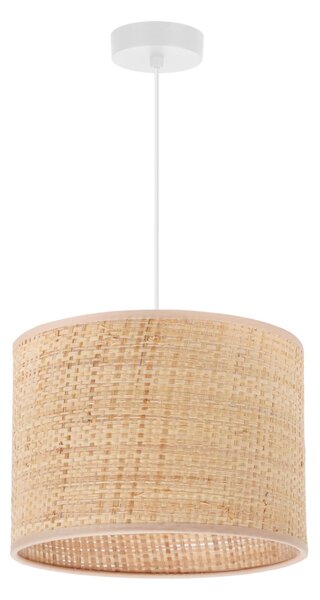 Závěsné svítidlo Rattan, 1x ratanové stínítko, (fi 20cm), w