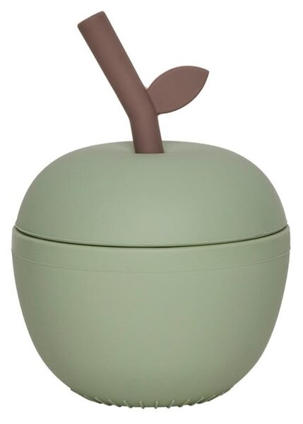 Dětský silikonový hrneček Green Apple