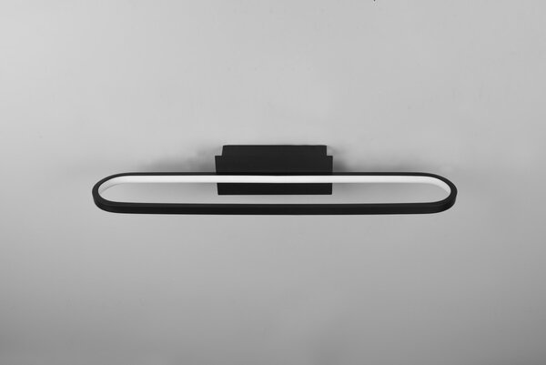 Trio 283779132 LED nástěnné svítidlo Gianni 1x22W | 2700lm | 3000K | IP44 - vypínač na těle, černá