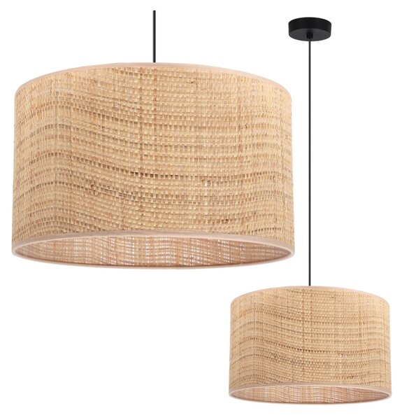 Závěsné svítidlo Rattan, 1x ratanové stínítko, (fi 35cm), b