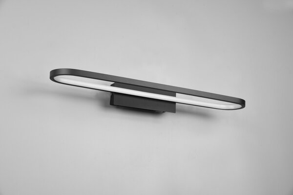 Trio 283779132 LED nástěnné svítidlo Gianni 1x22W | 2700lm | 3000K | IP44 - vypínač na těle, černá