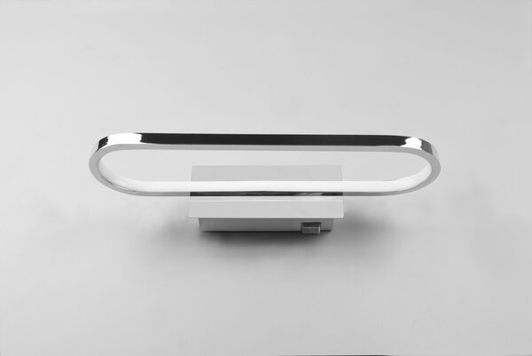 Trio 283770106 LED nástěnné svítidlo Gianni 1x17W | 1700lm | 3000K | IP44 - vypínač na těle, chrom