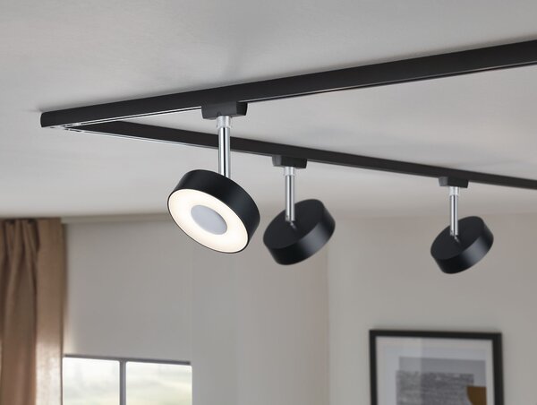 Paulmann 95589 Circle, spot pro Urail system, 1x5W LED 3000K, tříkrokové stmívání, černá
