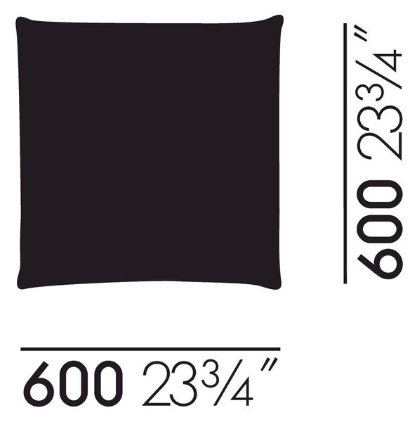 Vitra designové polštáře Support Cushions (60 x 60 cm)