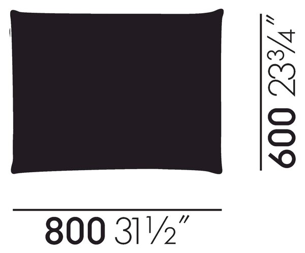 Vitra designové polštáře Support Cushions (80 x 60 cm)