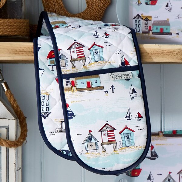 Bavlněná dvojitá chňapka Cooksmart ® Beside The Seaside
