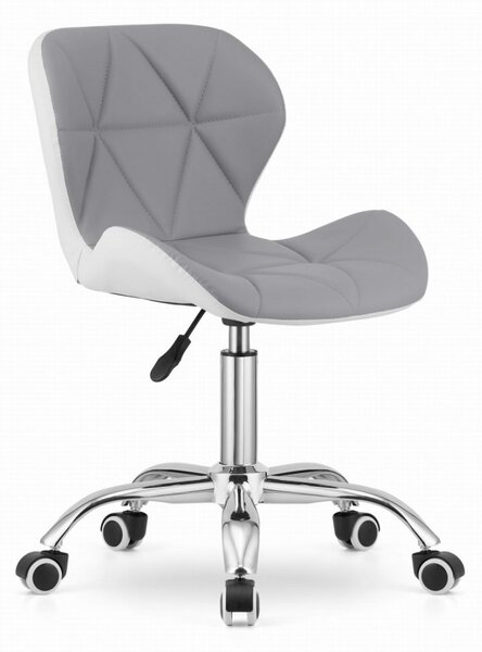SUPPLIES AVOLA otočná kancelářská židle - šedá/bílá barva