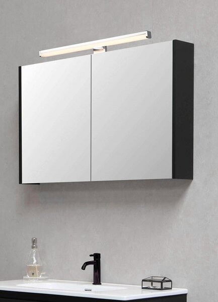 Trio 284114006 LED nástěnné svítidlo nad zrcadlo Lino 1x7.5W | 800lm | 3000K | IP44 - chrom