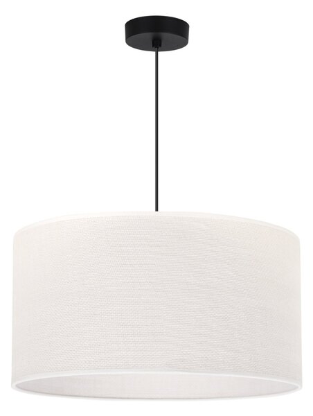 Závěsné svítidlo Juta, 1x bílé jutové stínítko, (fi 45cm), b