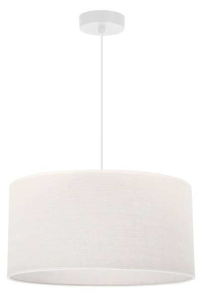 Závěsné svítidlo Juta, 1x bílé jutové stínítko, (fi 35cm), w