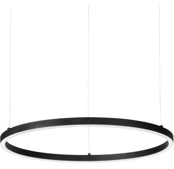 Ideal Lux - LED Lustr na lanku ORACLE SLIM LED/29W/230V 2700K pr. 50 cm černá