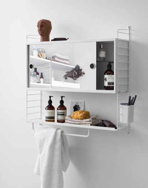 String Nástěnný panel String Wall 75 x 30, 2 ks, white