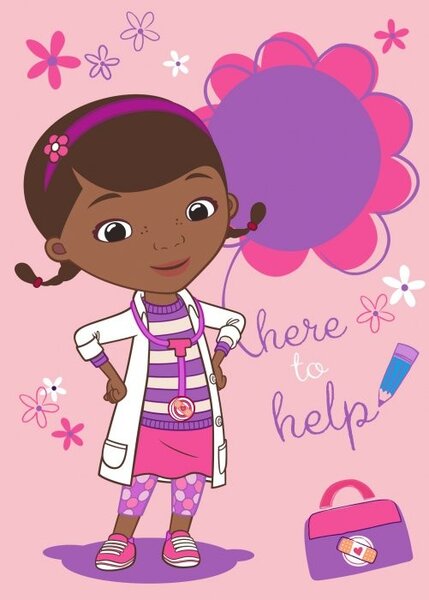 Vopi | Dětský koberec Doktorka McStuffins 03 Doc to help - Doktorka McStuffins 03 Doc to help, růžový