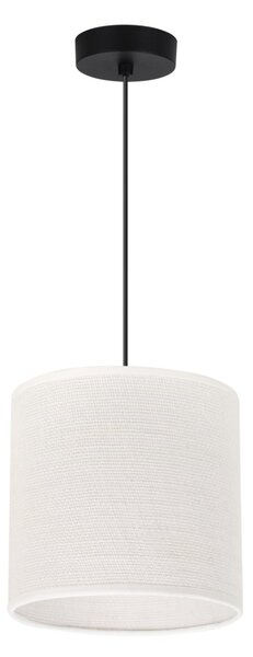Závěsné svítidlo Juta, 1x bílé jutové stínítko, (fi 15cm), b