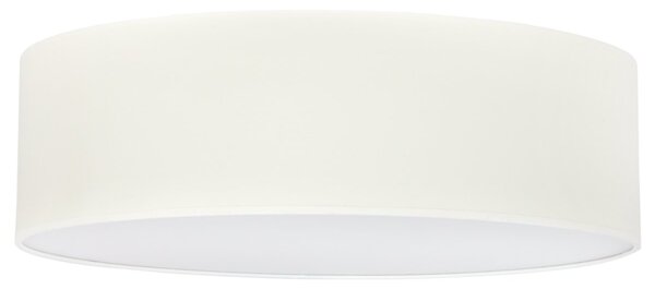 Stropní svítidlo Gaja, 1x krémové textilní stínítko, (bílé plexisklo), (fi 50cm)