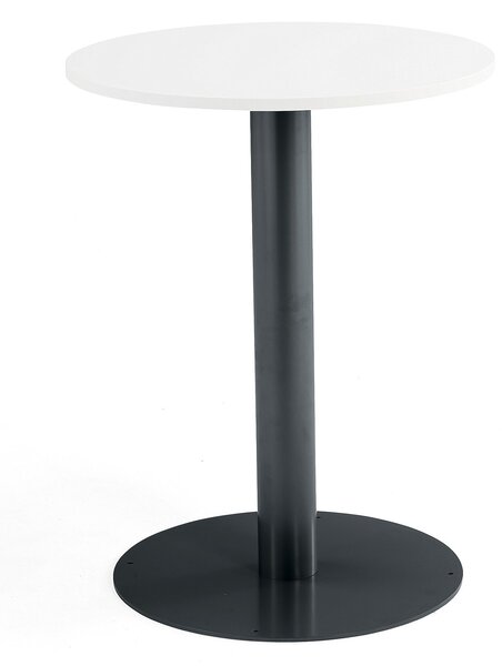 AJ Produkty Kulatý stůl Alva, Ø700x900 mm, bílá, antracitově šedá