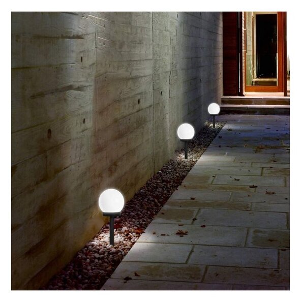 LUMILED solárne lampy KULKA 6x ( sada ) 6500K - biela