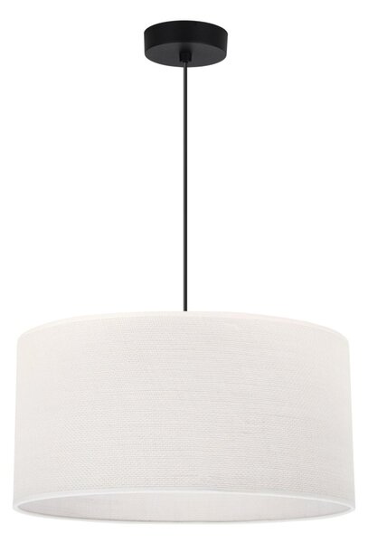 Závěsné svítidlo Juta, 1x bílé jutové stínítko, (fi 35cm), b