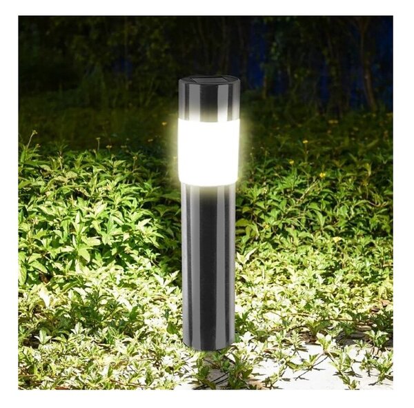 LUMILED solárne lampy TUBA 6x ( sada ) 6500K - strieborná