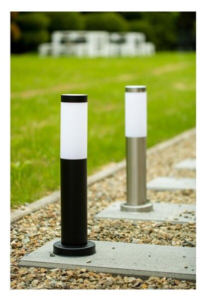 Vonkajšie záhradné svietidlo E27 INOX POST 65cm