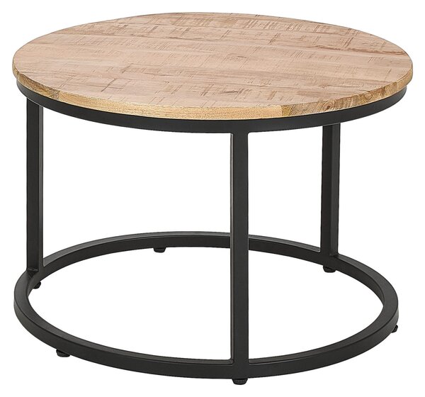 SADA KONFERENČNÍCH STOLKŮ, přírodní barvy, dřevo, 60/80/60/80/42/45 cm Carryhome - Konferenční stolky
