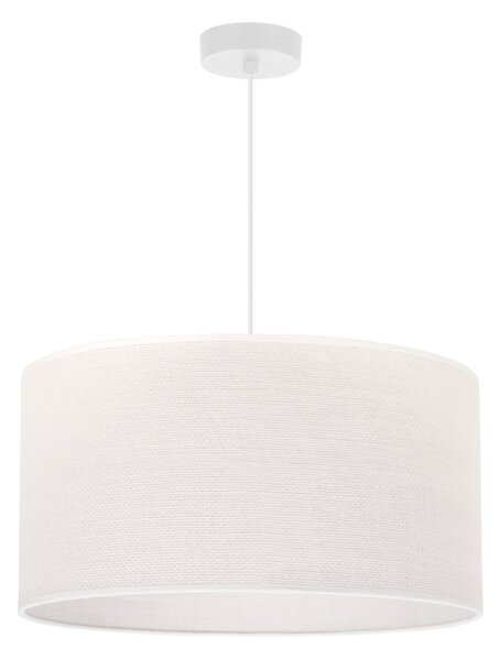 Závěsné svítidlo Juta, 1x bílé jutové stínítko, (fi 45cm), w