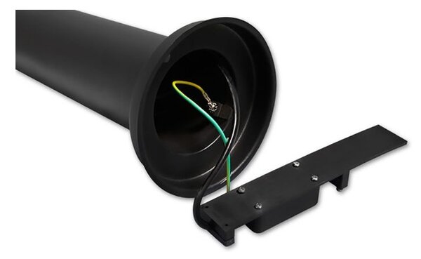 Vonkajšie záhradné svietidlo 90 cm E27 INOX POST