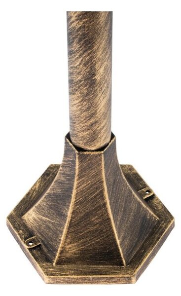 Vonkajšia záhradná lampa 110 cm Patina E27 LUMILED