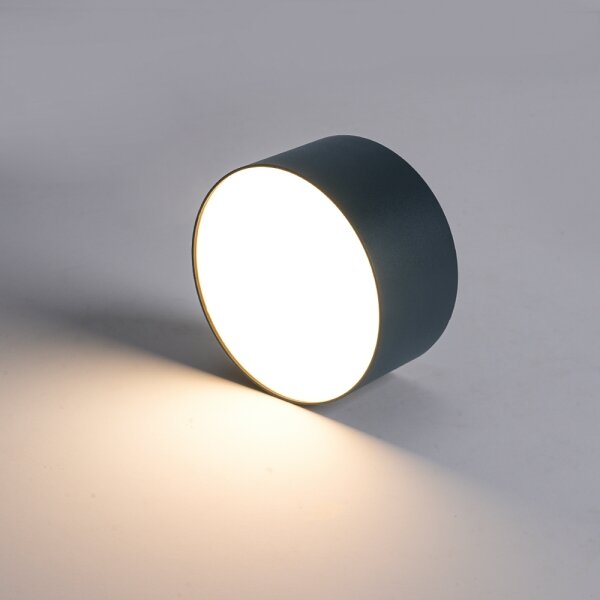 Brilagi - LED Koupelnové stropní svítidlo FORIS LED/9W/230V pr. 9 cm antr IP44