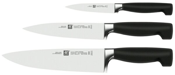 Zwilling Four Star set nožů - 3 ks (kuchařský, plátkovací, špikovací) 1002238