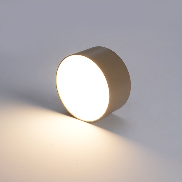 Brilagi - LED Koupelnové stropní svítidlo FORIS LED/9W/230V pr. 9 cm béžová IP44
